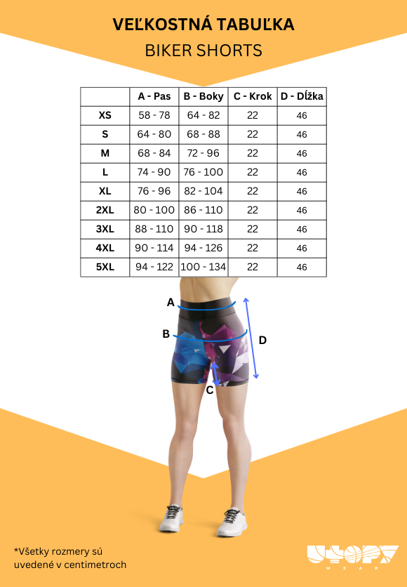 Tabulka velikosti_bikershorts utopy_sk